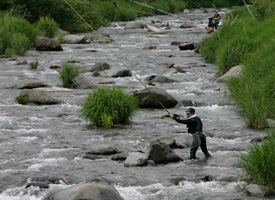 渓流釣りイメージ